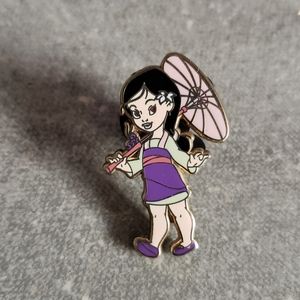 Mulan as a kid Disney Pin